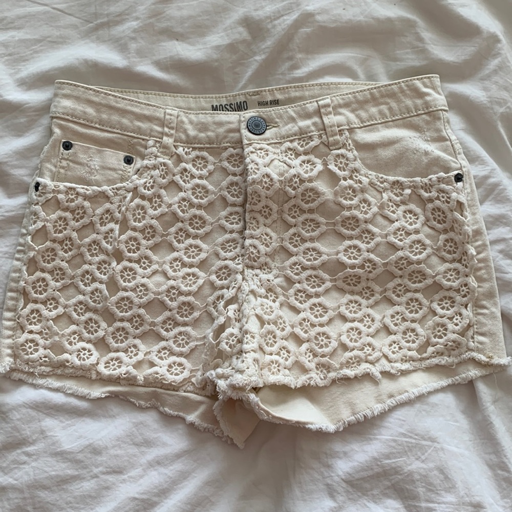 High rise shorts
